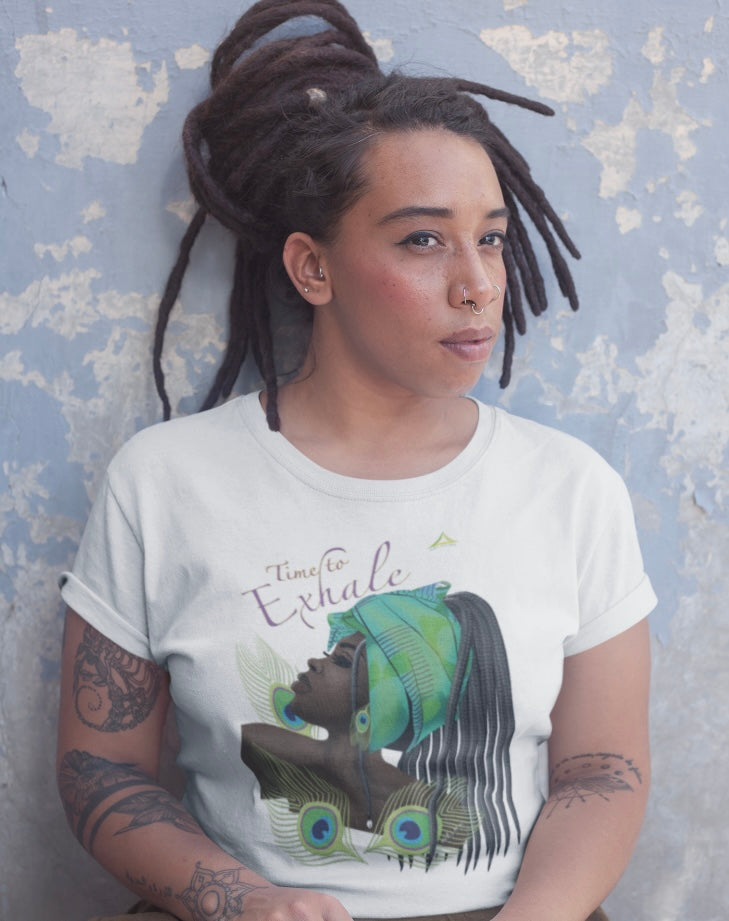 Short Sleeve Time to Exhale T-Shirts - Unisex or Ladies Fit