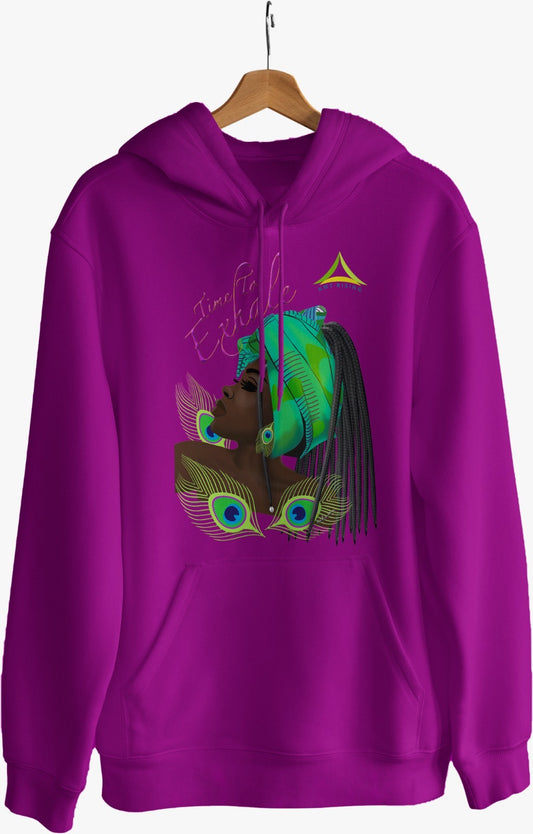 Time to Exhale Hoodie - Light Purple